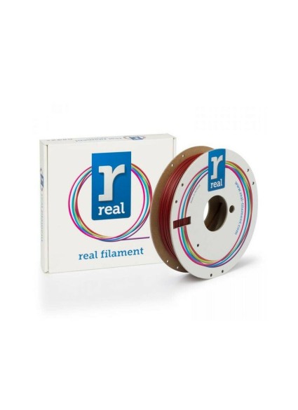 REAL PLA 3D Printer Filament - Dark Red - spool of 0.5Kg – 2.85mm (REALPLAMATTERED500MM285)