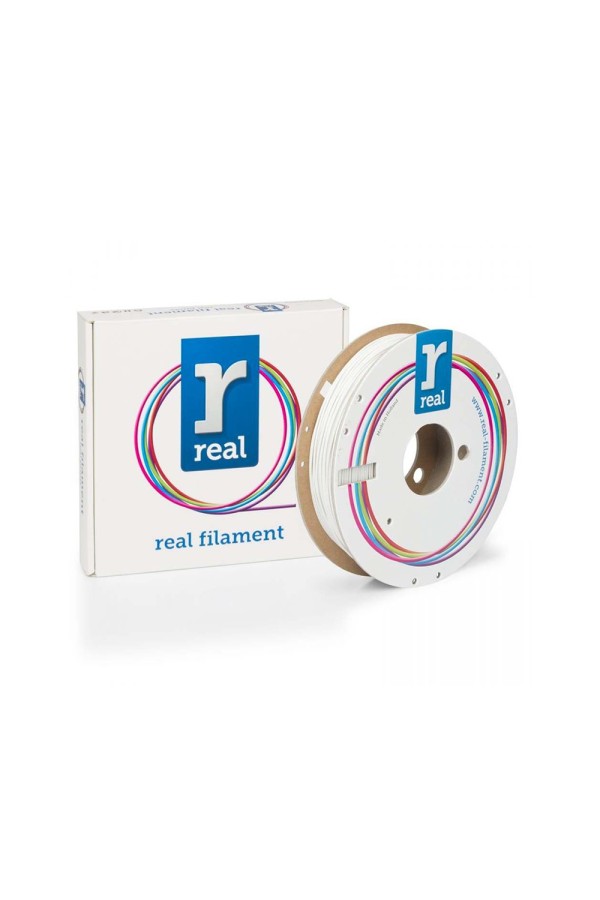 REAL PLA 3D Printer Filament -White- spool of 0.5Kg - 2.85mm (REALPLAMATTEWHITE500MM285)