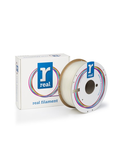 REAL PLA 3D Printer Filament - Neutral - spool of 1Kg - 1.75mm (REALPLANATURAL1000MM175)
