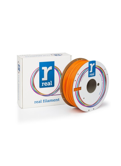 REAL PLA 3D Printer Filament - Orange - spool of 1Kg - 2.85mm (REALPLAORANGE1000MM3)