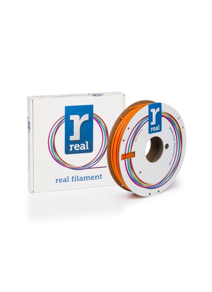 REAL PLA 3D Printer Filament - Orange - spool of 0.5Kg – 2.85mm (REALPLAORANGE500MM3)