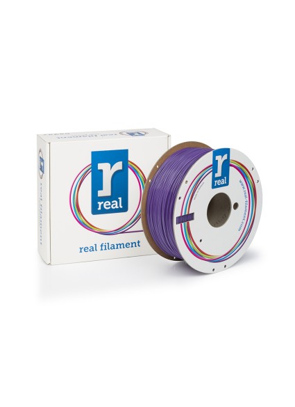 REAL PLA 3D Printer Filament - Purple - spool of 1Kg - 1.75mm (REALPLAPURPLE1000MM175)