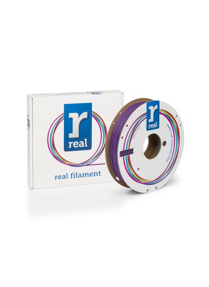 REAL PLA 3D Printer Filament - Purple - spool of 0.5Kg - 1.75mm (REALPLAPURPLE500MM175)