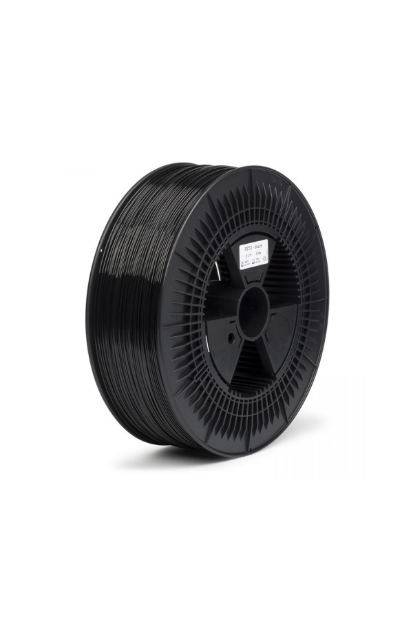 REAL PLA Recycled 3D Printer Filament - Black - spool of 5Kg - 1.75mm (REALPLARBLACK5000MM175)