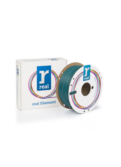 REAL PLA Recycled 3D Printer Filament - Blue - spool of 1Kg - 1.75mm (REALPLARBLUE1000MM175)