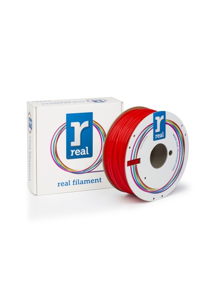 REAL PLA 3D Printer Filament - Red - spool of 1Kg - 2.85mm (REALPLARED1000MM3)