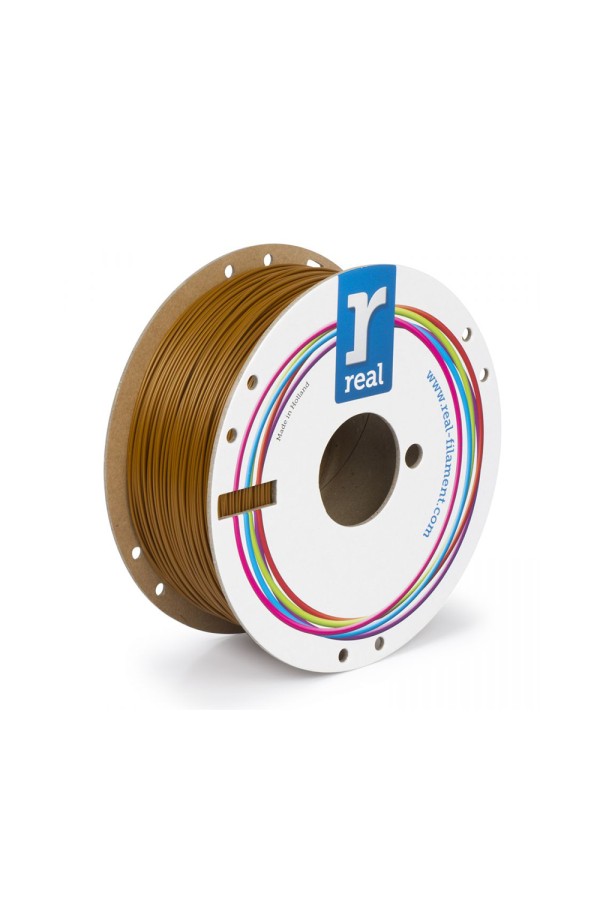 REAL PLA Recycled 3D Printer Filament - Orange - spool of 1Kg - 1.75mm (REALPLARORANGE1000MM175)