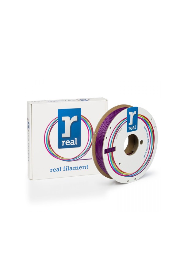 REAL PLA Sparkle 3D Printer Filament - Sparkle Topaz Purple - spool of 0.5Kg - 1.75mm (REALPLASPRKPURP500MM175)