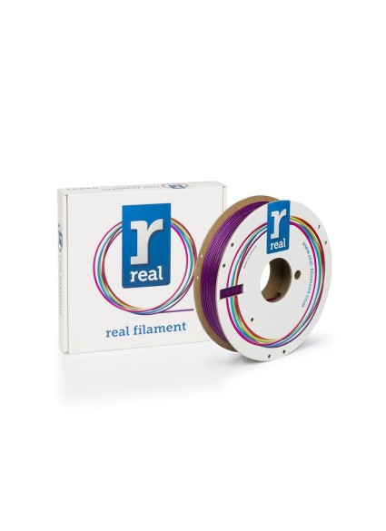 REAL PLA 3D Printer Filament - Sparkle Topaz Purple- spool of 0.5Kg – 2.85mm (REALPLASPRKPURP500MM285)