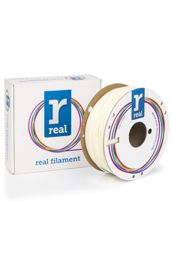 REAL PLA 3D Printer Filament - Neutral - spool of 1Kg - 2.85mm (REALPLATNATURAL1000MM285)