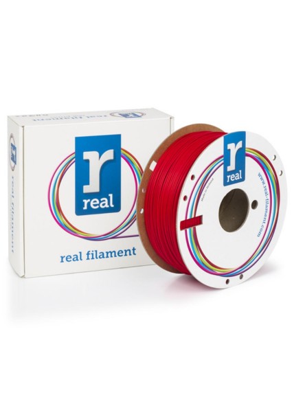 REAL PLA Tough 3D Printer Filament - Red - spool of 1Kg - 1.75mm (REALPLATRED1000MM175)