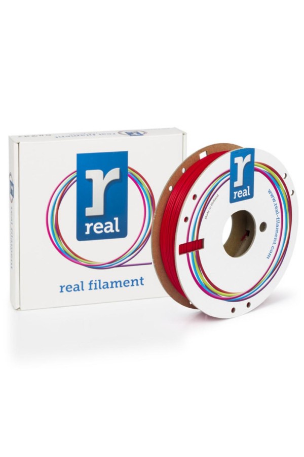 REAL PLA Tough 3D Printer Filament - Red - spool of 0.5Kg - 1.75mm (REALPLATRED500MM175)