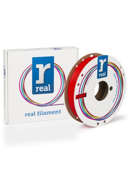 REAL PLA Tough 3D Printer Filament - Red - spool of 0.5Kg – 2.85mm (REALPLATRED500MM285)