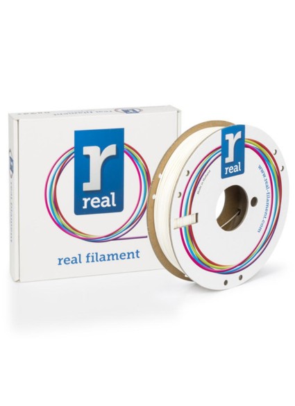 REAL PLA Tough 3D Printer Filament - White - spool of 0.5Kg - 1.75mm (REALPLATWHITE500MM175)