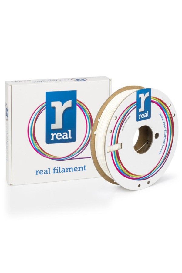 REAL PLA Tough 3D Printer Filament - White - spool of 0.5Kg - 1.75mm (REALPLATWHITE500MM175)