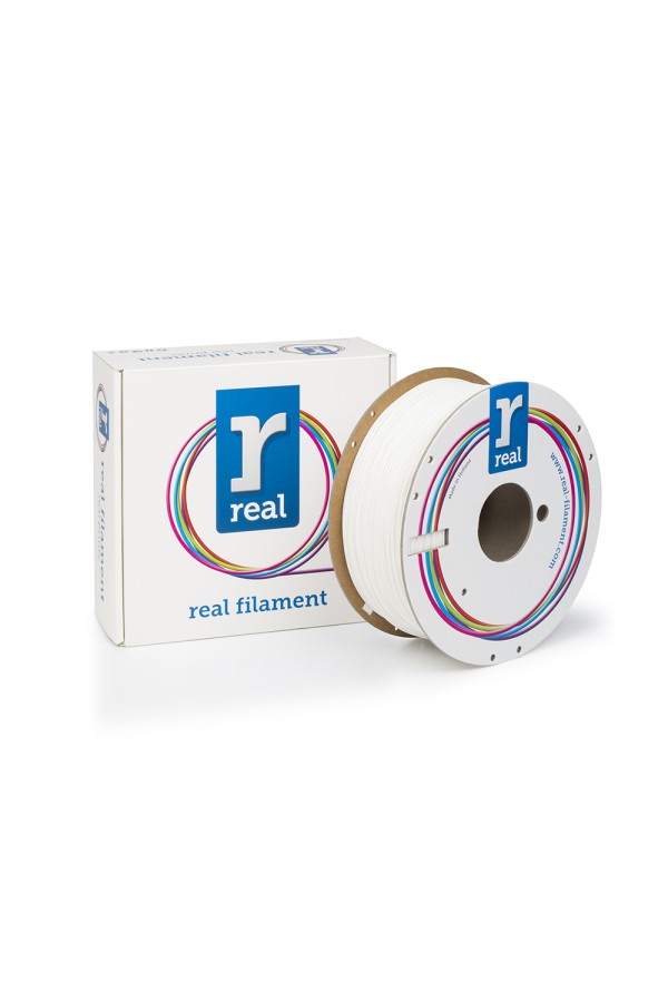 REAL PLA 3D Printer Filament - White - spool of 1Kg - 1.75mm (REALPLAWHITE1000MM175)