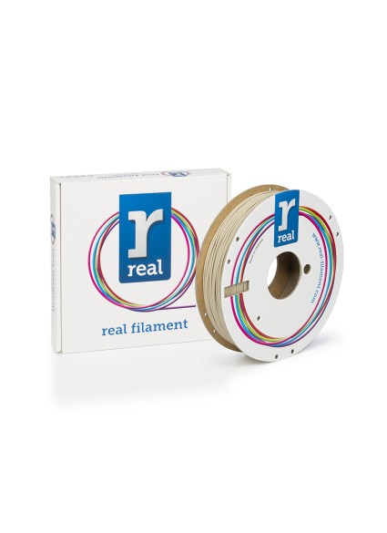 REAL PLA Wood 3D Printer Filament - Brown - Spool of 0.50Kg - 1.75mm (REALPLAWOOD500MM175)