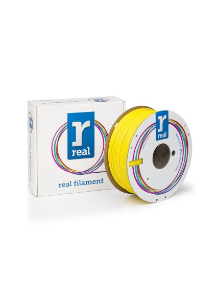 REAL PLA 3D Printer Filament - Yellow - spool of 1Kg - 2.85mm (REALPLAYELLOW1000MM3)