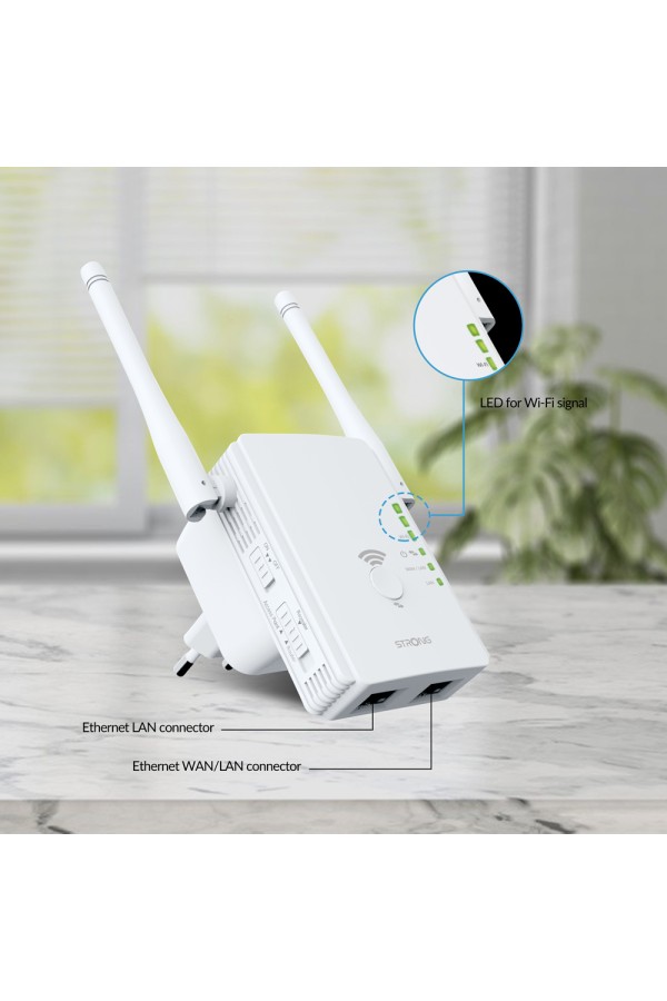 STRONG WiFi Extender REPEATER300V2, 300Mbps