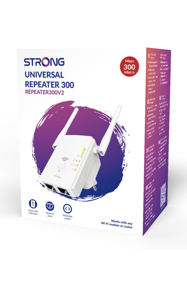 STRONG WiFi Extender REPEATER300V2, 300Mbps