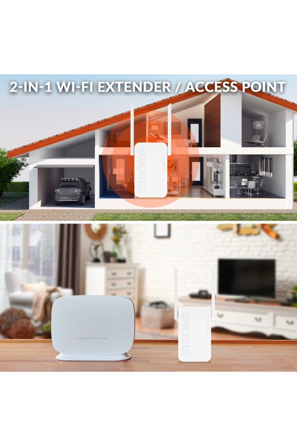 STRONG WiFi Extender REPEATERAX1800, WiFi 6, 1800Mbps