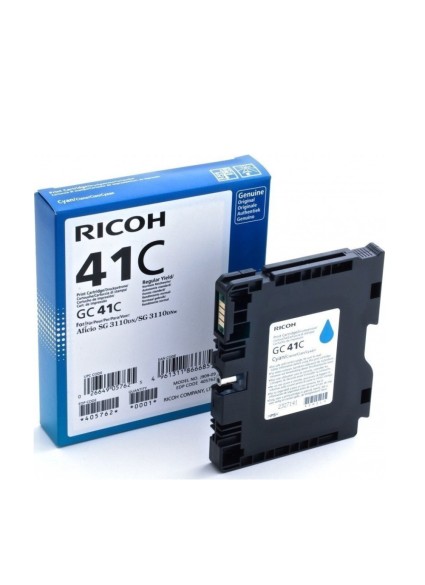 RICOH AFICIO SG3100 SERIES INK CYAN (2.2k) (405762) (RICGC41C)