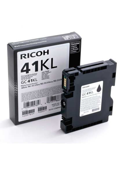 RICOH GC 41KL GEL INK BLACK 600p (GC-41KL)  (405765) (RICGC41KL)