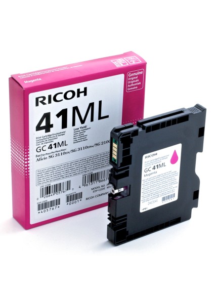 RICOH GC 41ML GEL INK MAGENTA 600p (GC-41ML)  (405767) (RICGC41ML)