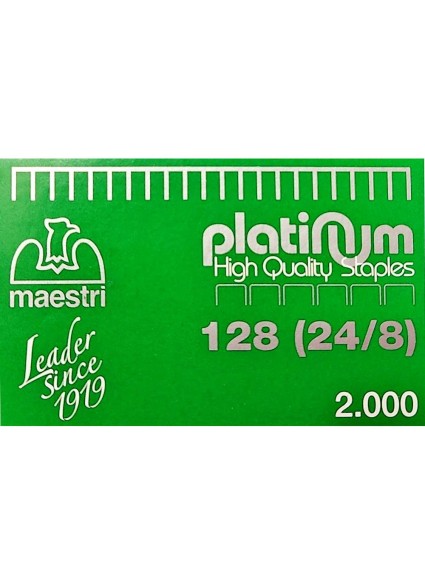 Roma Maestri Συρραπτικά Σύρματα 128 Platinum 2000τμχ (1003651) (ROM1003651)