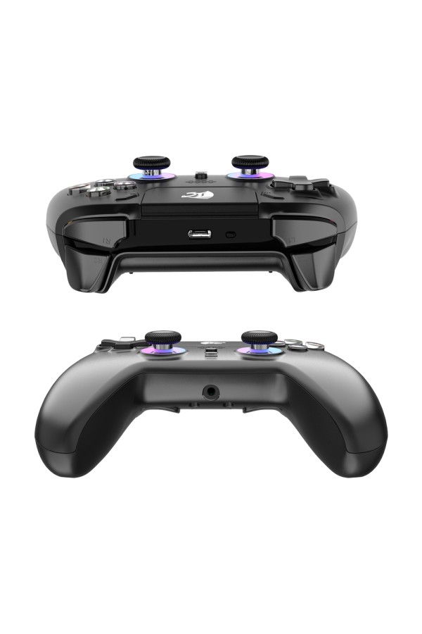 ROAR ασύρματο gamepad RR-0023, Switch/PS4/PC/iOS/Android, Bluetooth, μαύρο