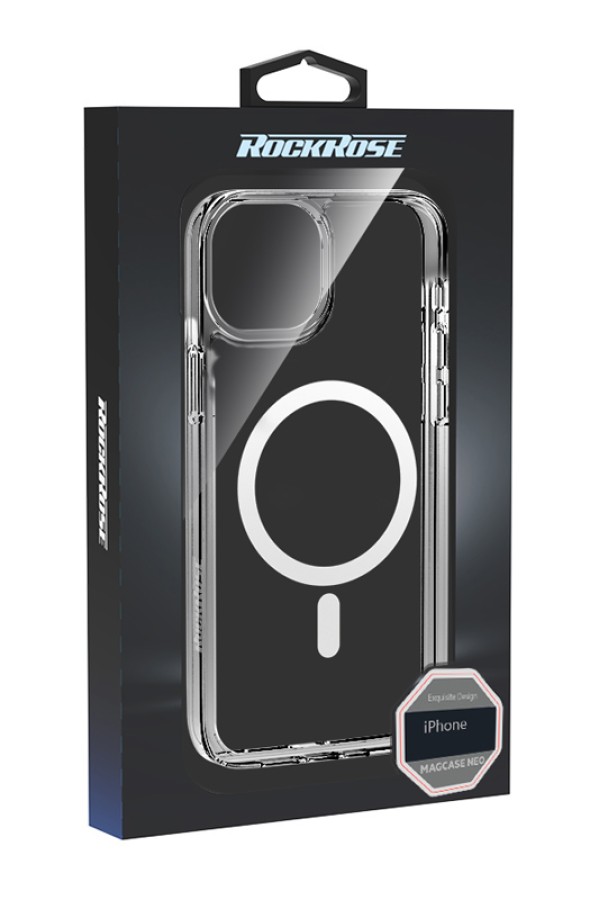 ROCKROSE θήκη Magcase Neo για iPhone 14 Plus, με μαγνήτες, διάφανη