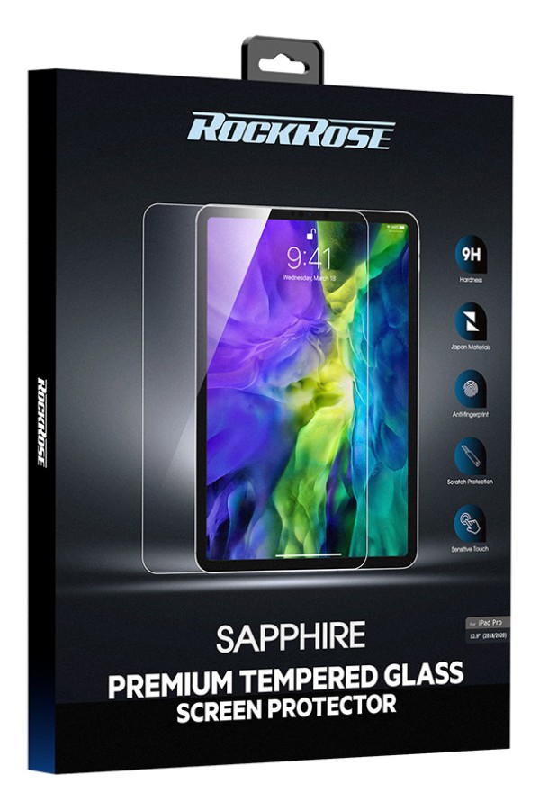 ROCKROSE Tempered Glass 2.5D Sapphire για iPad Pro 12.9