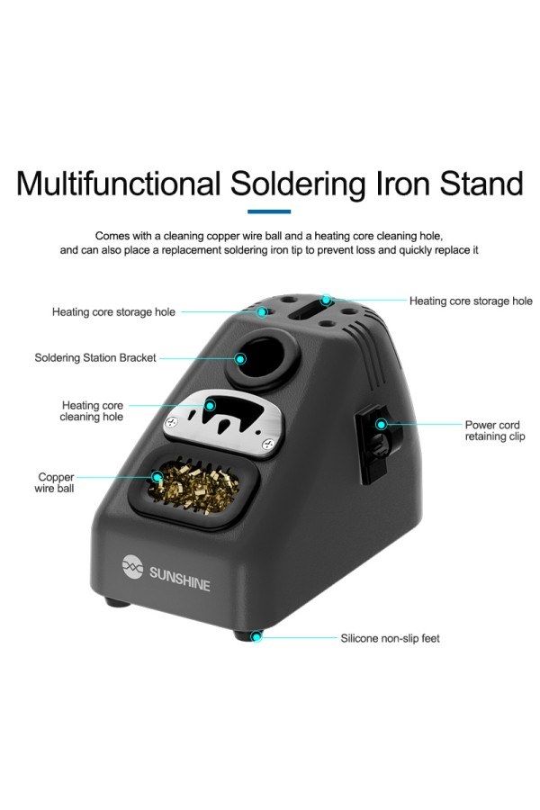 SUNSHINE σταθμός κόλλησης S245 με κολλητήρι, 110W, 100~450 °C