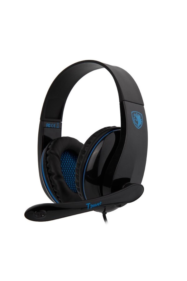 SADES Gaming headset Tpower με 40mm ακουστικά, Blue