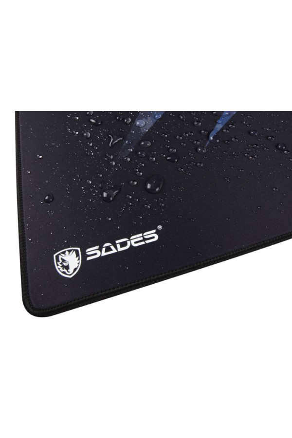 SADES Gaming Mouse Pad Hailstorm, rubber base, 450 x 400mm