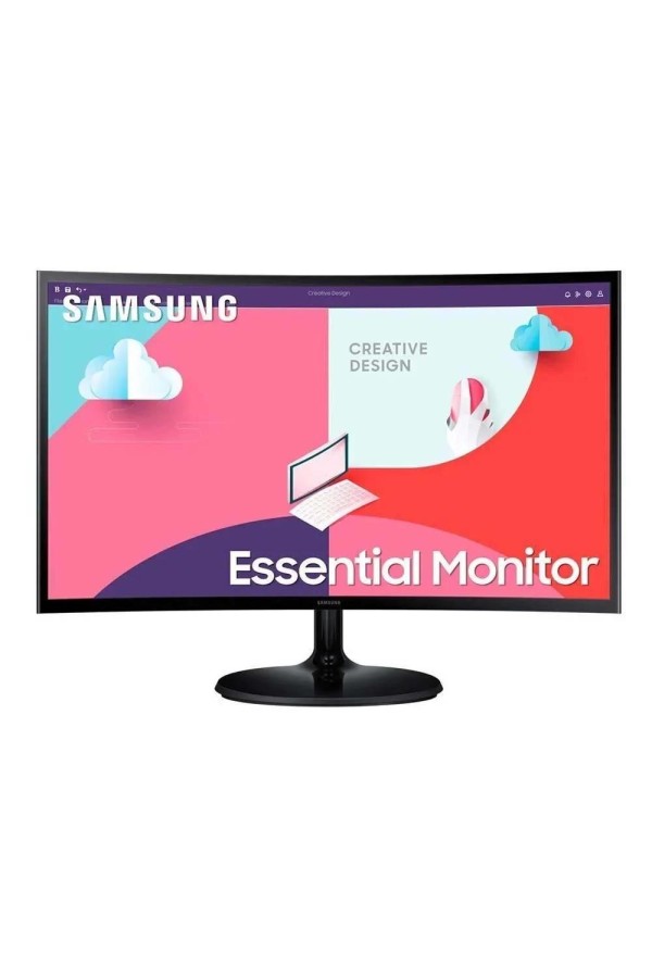 SAMSUNG LS24D364GAUXEN Curved Essential Monitor 24'' (SAMLS24D364GAUXEN)