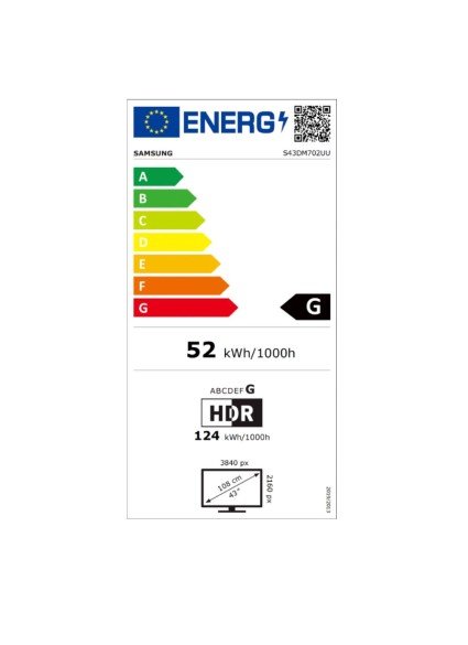 SAMSUNG LS43DM702UUXDU 4K Smart Monitor 43'' (LS43DM702UUXDU) (SAMLS43DM702UUXDU)