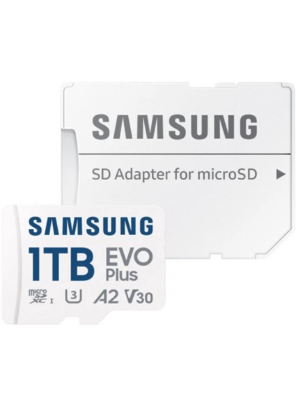 Samsung Evo Plus microSDXC 1.0TB Class 10 U3 V30 A2 UHS-I (MB-MC1T0SA/EU ) (SAMMB-MC1T0SA-EU )