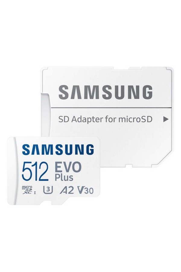 Samsung Micro Secure Digital Evo Plus (2021) U3 512GB Class 10 (MB-MC512KA/EU) (SAMMB-MC512KA/EU)