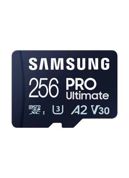 Samsung Pro Ultimate microSDXC 256GB Class 10 U3 V30 A2 UHS-I (MB-MY256SA/WW) (SAMMB-MY256SA-WW)