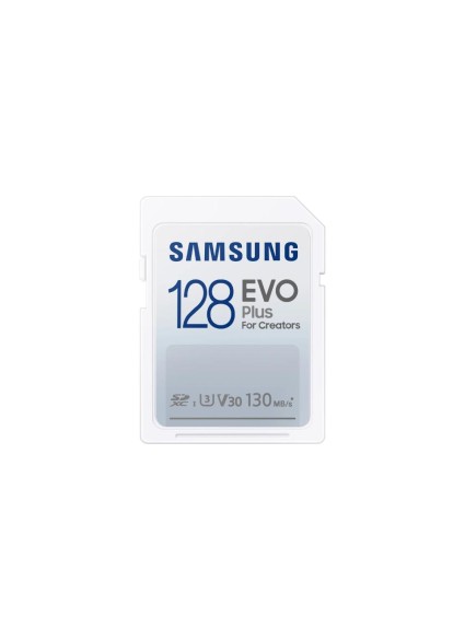 Samsung Evo Plus for Creators SDXC 128GB Class 10 U1 V10 UHS-I (MB-SC128K/EU) (SAMMB-SC128K-EU)