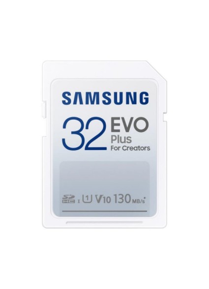 Samsung Evo Plus for Creators SDXC 32GB Class 10 U1 V10 UHS-I (MB-SC32K/EU) (SAMMB-SC32K-EU)