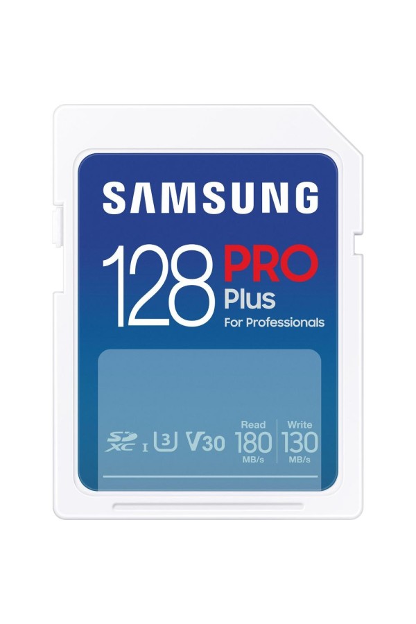 Samsung Pro Plus SDXC 128GB Class 10 U3 V30 UHS-I with USB Reader (MB-SD128SB/WW) (SAMMB-SD128SB-WW)