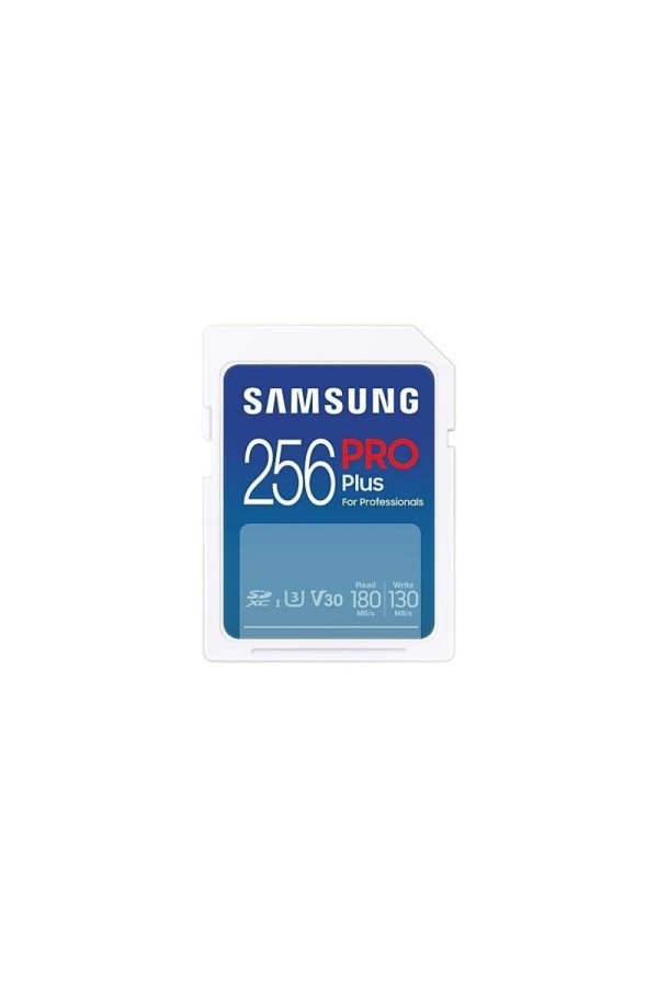 Samsung Pro Plus SDXC 256GB Class 10 U3 V30 UHS-I with USB Reader (MB-SD256SB/WW) (SAMMB-SD256SB-WW)