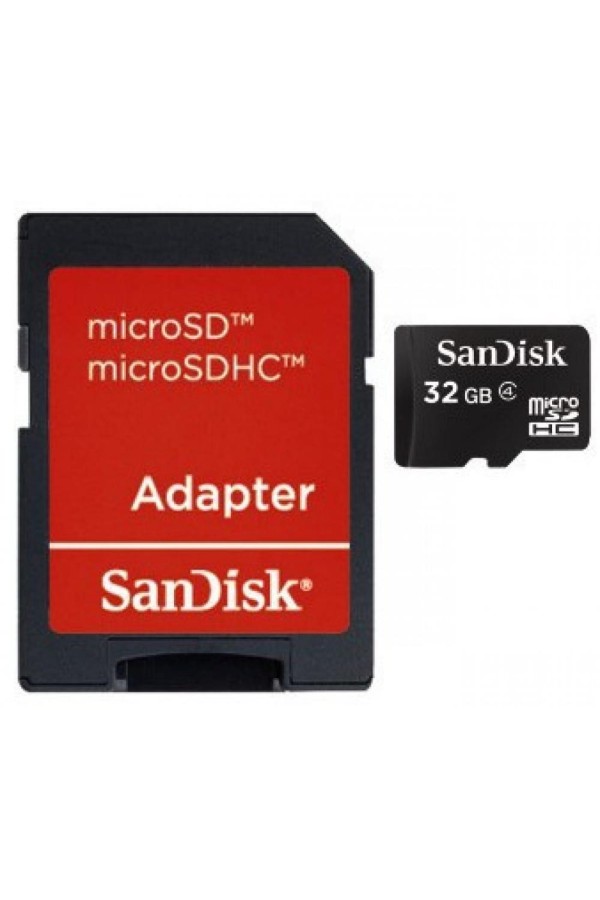 Sandisk microSDHC 32GB Class 4 Default Speed (SDSDQB-032G-B35) (SANSDSDQB-032G-B35)