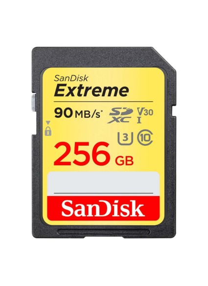 Sandisk Exrteme SDXC 256GB Class 10 U3 V30 UHS-I (SDSDXWV-256G-GNCIN) (SANSDSDXWV-256G-GNCIN)