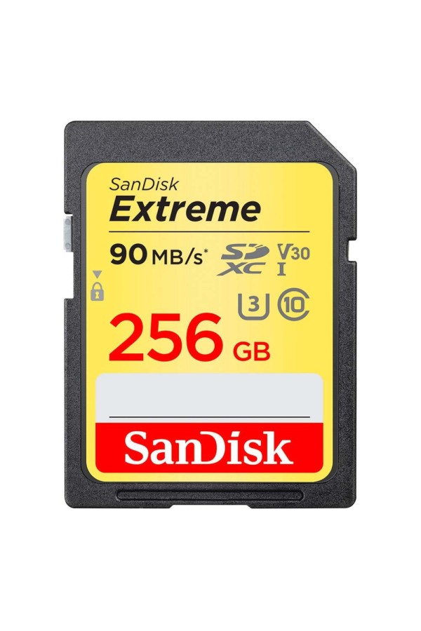 Sandisk Exrteme SDXC 256GB Class 10 U3 V30 UHS-I (SDSDXWV-256G-GNCIN) (SANSDSDXWV-256G-GNCIN)