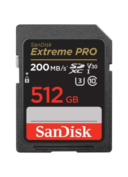 Sandisk Extreme Pro SDXC UHS-I 512GB (SDSDXXD-512G-GN4IN) (SANSDSDXXD-512G-GN4IN)