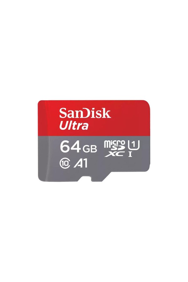Sandisk Ultra microSDXC 64GB Class 10 U1 A1 UHS-I 140MB/s (SDSQUAB-064G-GN6MA) (SANSDSQUAB-064G-GN6MA)