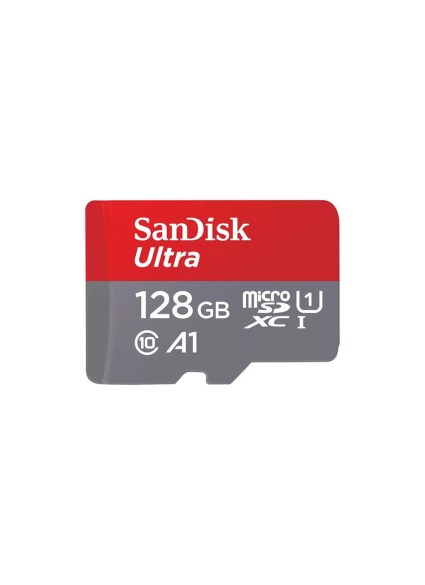 Sandisk Ultra microSDXC 128GB Class 10 U1 A1 UHS-I με αντάπτορα 140MB/s (SDSQUAB-128G-GN6MA) (SANSDSQUAB-128G-GN6MA)